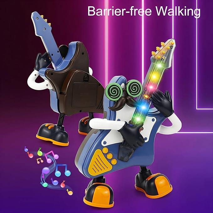 Musical Guitar Toys Baby Crawling Toys Development Early Educational Toddler Music Light-up Sensory Toys