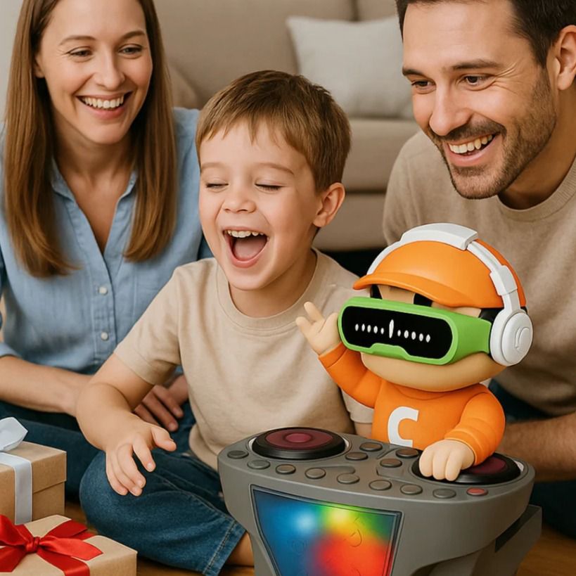 DJ Robot Music Toy with Lights & 3D Music | Fun Dancing Robot for Kids