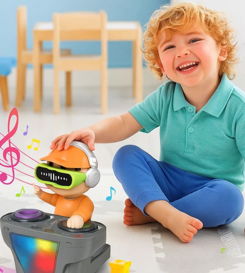 DJ Robot Music Toy with Lights & 3D Music | Fun Dancing Robot for Kids