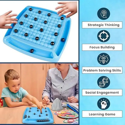Magnetic Battle Chess Board Game | Multiplayer Strategy Game for Kids & Family (1–4 Players)