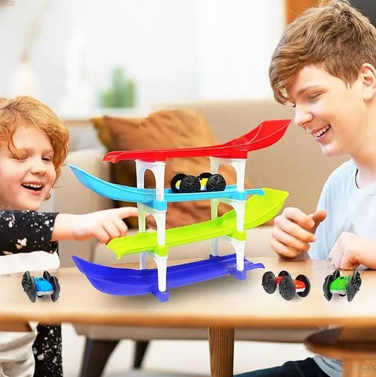 Colorful Racing Car Ramp – Fun & Learning Toy for Kids (3+ Years)