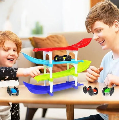 Colorful Racing Car Ramp – Fun & Learning Toy for Kids (3+ Years)