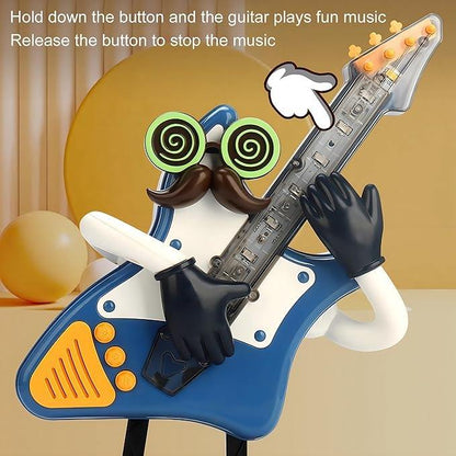Musical Guitar Toys Baby Crawling Toys Development Early Educational Toddler Music Light-up Sensory Toys